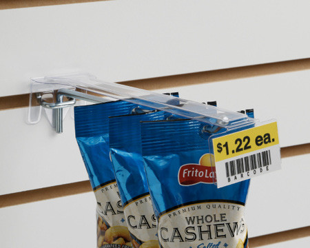 Peg Overlay | Fits 12" Hooks | 1.25"W x 2"H | Clear