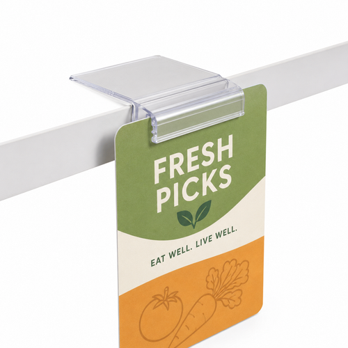 Flush Table Sign Holder | 1.5"W