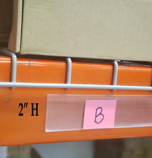 Magnetic Shelf Label Holder - Magnetic Strips with Protective