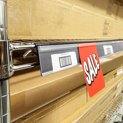 REGAL看板？ Price Tag Molding Ticket Holder | For Wire Metro Wire Shelving