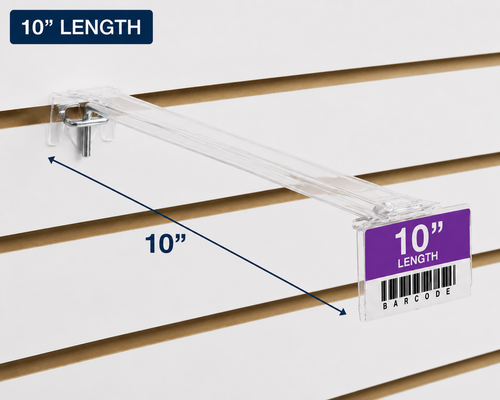 Peg Overlay | 10"L | 1.25"H x 2"W Label Insert