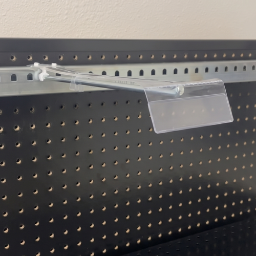 Peg Overlay | 3" x 1.25 Label Kit | Includes Adjustable Saddle | Fits 12" to 16" Hooks