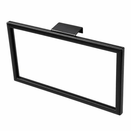 Hanging Metal Frame | 8.5" X 5.5" Inserts (2UP) | Black | 20/Pack