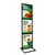3-Tier Poster Stand Display | 22"W x 28"H Sign | Black