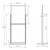 2-Tier Poster Stand | 22"W x 28"H Poster | Black