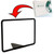 Wedge Base Metal Sign Holder - Black Powder Coated Finish - Fits 14"w X 11"h Sign Insert