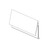 Price Tag Molding Shelf Strip | Clear Protective Lens | For Lozier/Maddix/Gondola Shelving | 47.625"L x 1.25"H Labels | Black