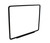 Metal Sign Frame with Magnetic Base - Black Finish - Fits 14"x 11" Sign Insert