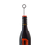 Wine bottle  Sign Holder - Black Metal Spiral design with 2 in. Stem