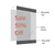 Gecko Reusable Sign Frame | 8.5"W x 11"H | 1/2" Border | Black/White | Portrait