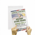 Gecko Reusable Sign Frame | 8.5"W x 11"H | 1/2" Border | Black/White | Portrait