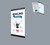 Reusable Frame - 11"w x 17"h - 1" Black Border - 5/Pack-No need for tape or lamination