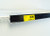 Price Tag Molding Ticket Holder | For Double Wire Cooler Shelf | Clear Protective Lens | 28"L x 1.25"H Labels | Clear/White/Black