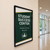 Steel Wall Mount Sign Frame | 22"W x 28"H