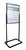 Premium poster stand - Displays 22 x 28 graphics