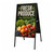 A-Frame Sidewalk Sign Display | 24"W x 36"H | Black