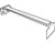 Peg Overlay | Fits 12" Hooks | 1.25"W x 2"H | Clear