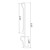 Cold Temp Sign Holder | 11"W x 3.5"H