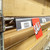 Price Tag Molding Ticket Holder | For Wire Metro  Wire Shelving | Clear Protective Lens | 45"L x 1.25"H Labels | Promo Grip | Black