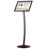 Curved Pedestal Sign & Menu Stand | 8.5"W x 11"H