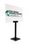 Pedestal Table top Sign Holder - Includes acrylic sign holder