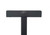 8.25"H Pedestal Metal Sign Holder With Channel  | Black | 4/Pack