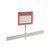 Retail Sign clamp | 3/8" Threaded Hole | Stainless steel
