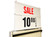 34" Double-sided Endcap promo display with Spiral pricing pads and brackets