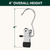 Pro Hang Hooks | Rubber coated clip | 4" | Chrome