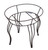Large Round Willow Basket Floor Display Stand – Rustic Retail Storage