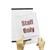 Gecko Reusable Sign Frame | 8.5"W x 11"H | 1/2" Border | Portrait | Crystal Clear Lens