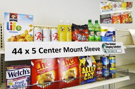 Econo Shelf Edge Sign Holder - Center Mount - 44