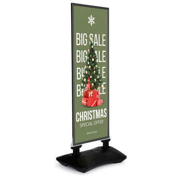 Wind Pro Slim Sign Display | Double-Sided | 22