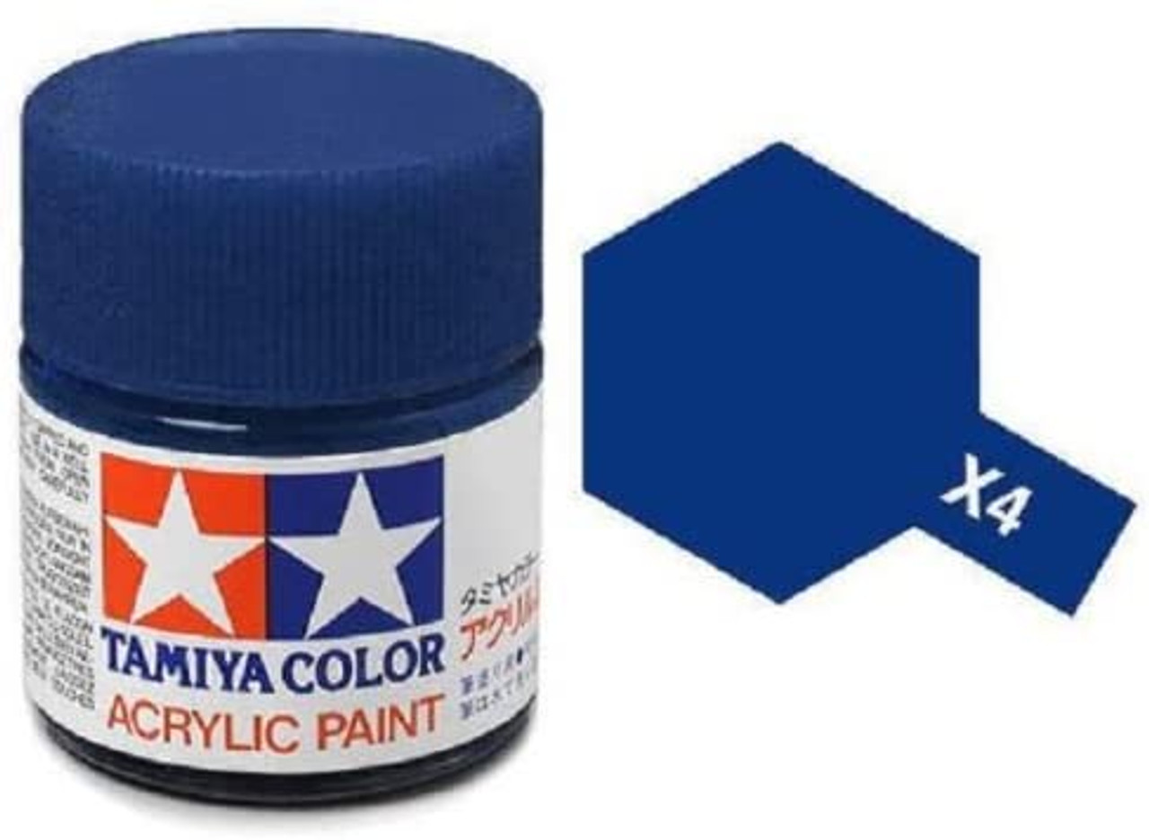 Tamiya Mini Acrylic model paint - X-13 81513 Metallic Blue