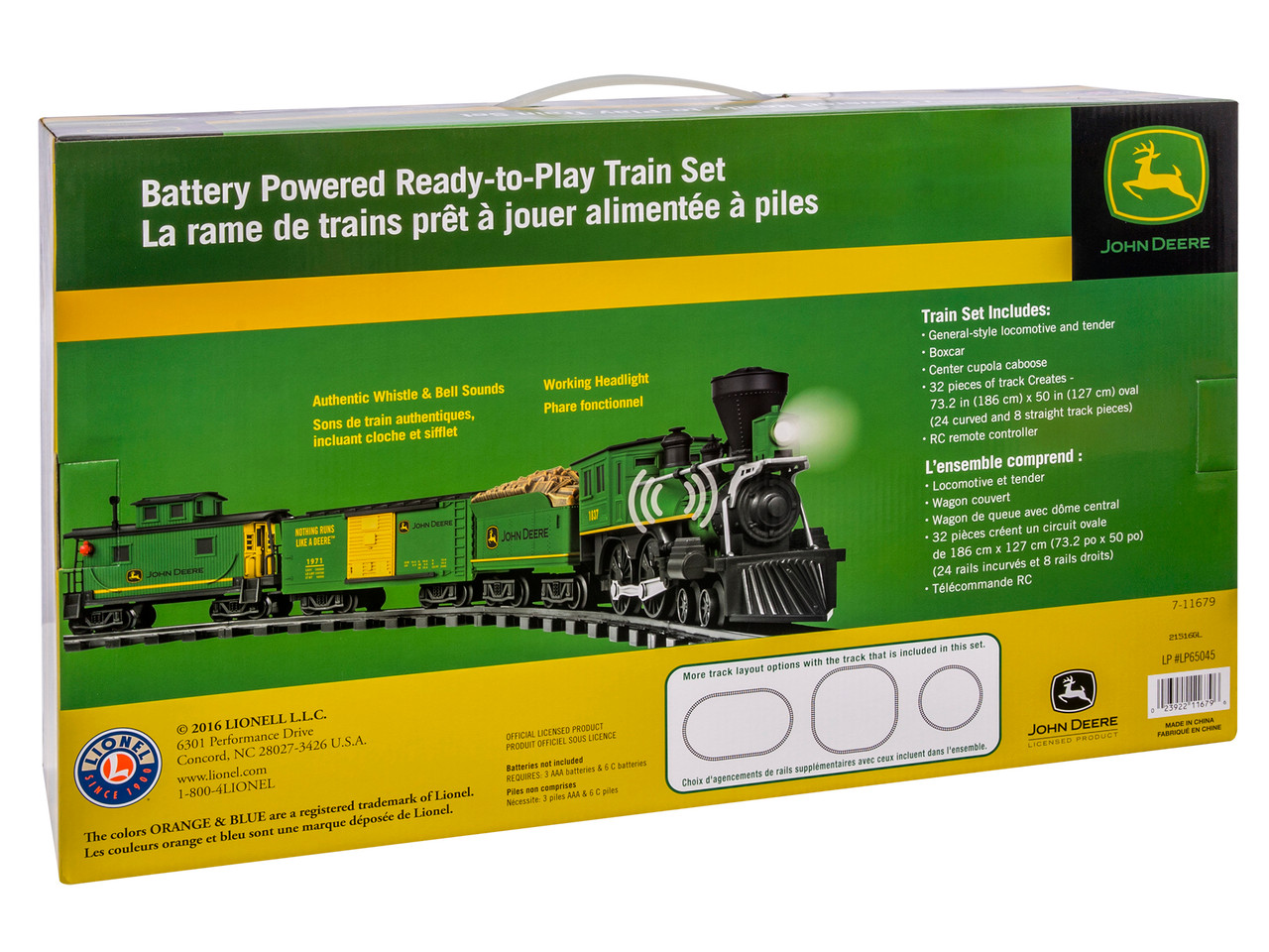 lionel john deere ready to play set