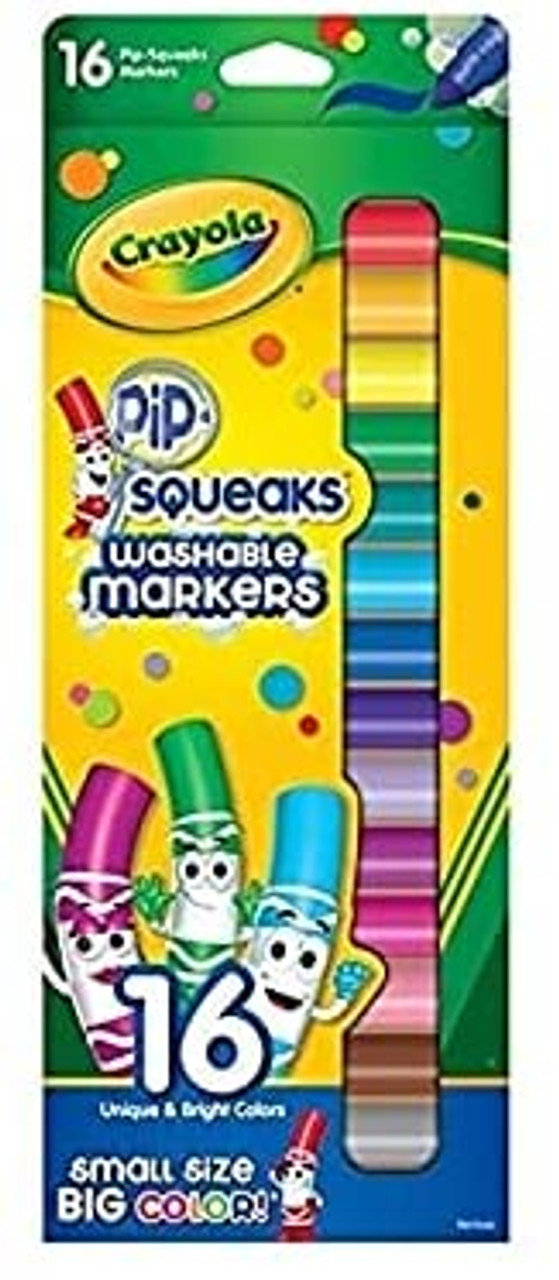 Crayola Pip-Squeaks Washable Markers, Nontoxic - 16 markers