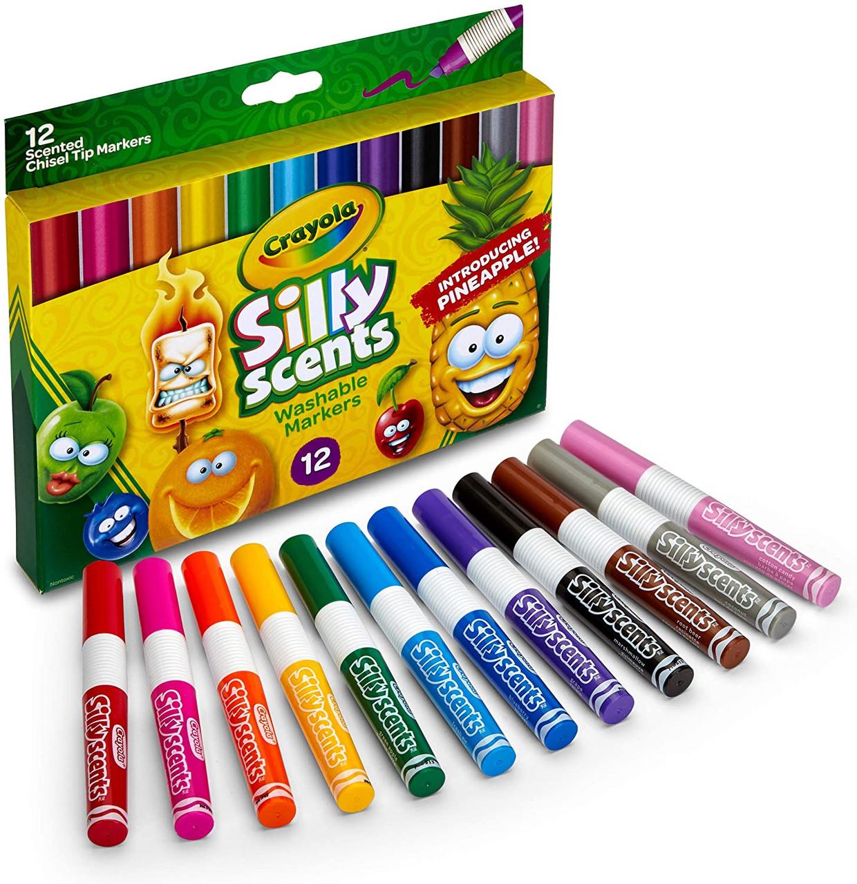 Crayola 20 Ct. Silly Scents Sweet & Stinky, Washable, Broad Line