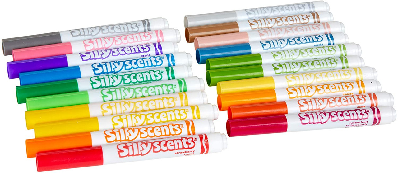 Crayola® Silly Scents Stinky Washable Broad Line Markers, 6 Packs