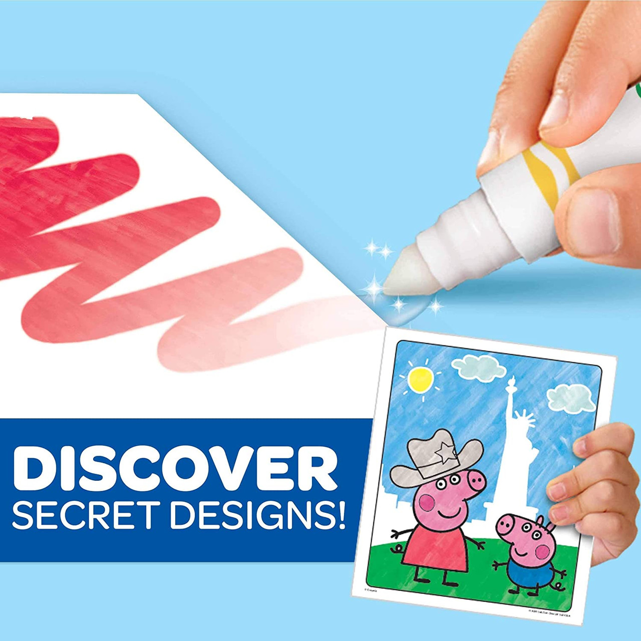 Crayola Color Wonder Coloring Pad & Markers-Peppa Pig - 071662270001