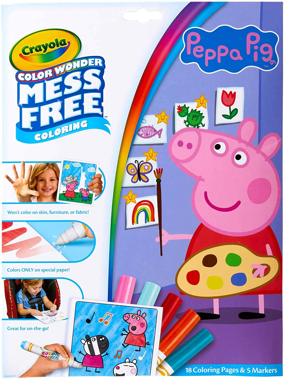 Crayola Color Wonder Peppa Pig™ Coloring Pad and Markers, 1 ct - Ralphs