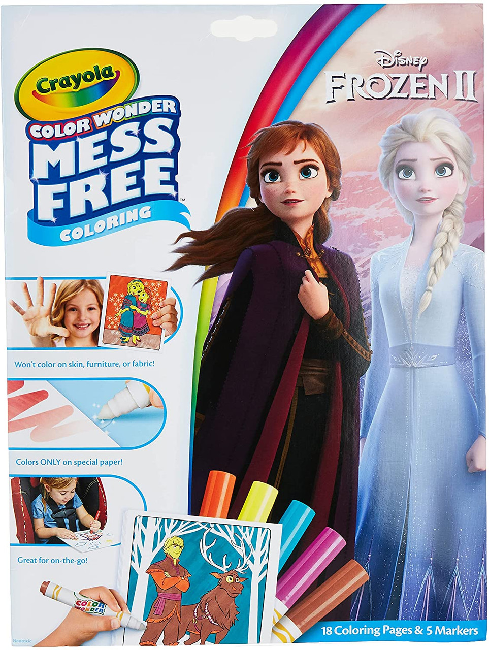 Crayola Color Wonder Coloring Pad & Markers, Frozen 2