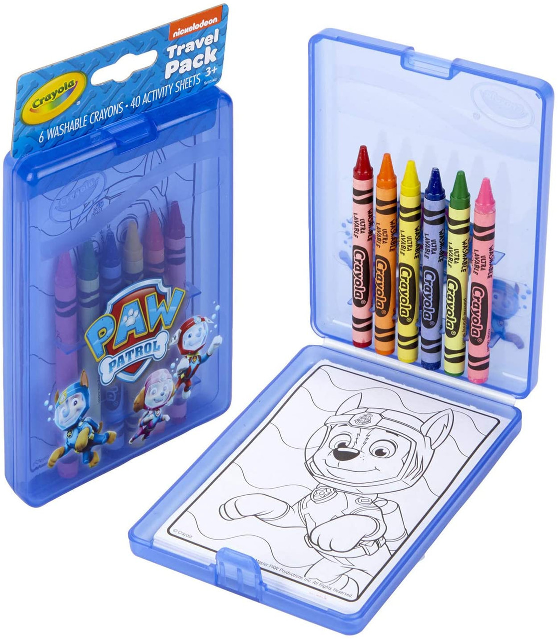 Crayola Color Wonder Paw Patrol Coloring Book Travel Coloring Kit Gift for Kids 3 4 5 6