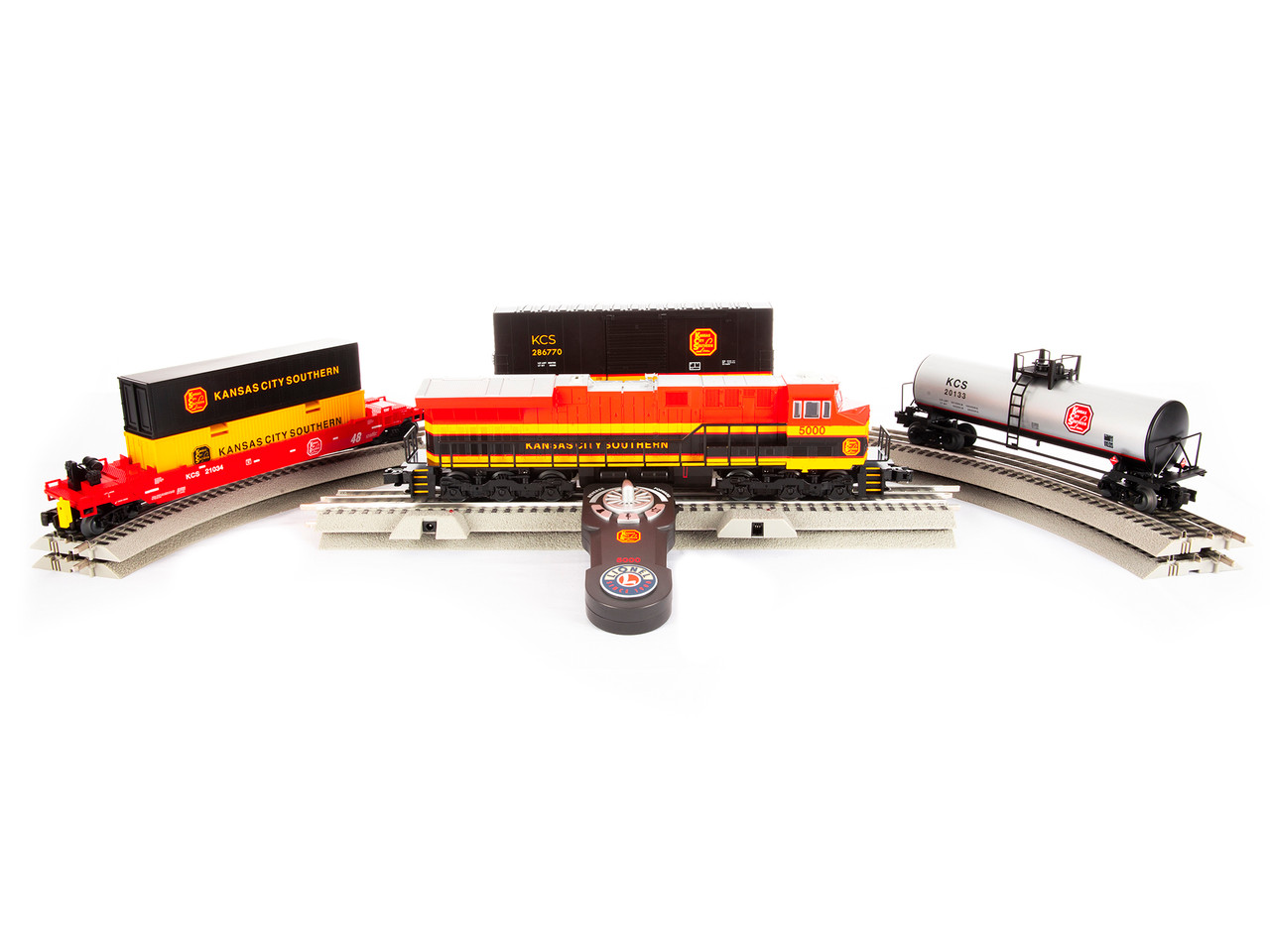 Lionel 2123030 O Gauge LionChief KCS ET44 Diesel Freight Set