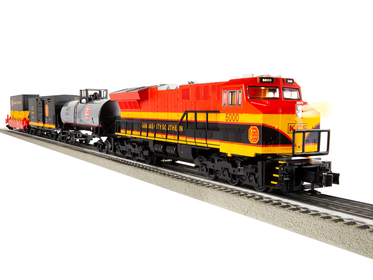 Lionel 2123030 O Gauge LionChief KCS ET44 Diesel Freight Set