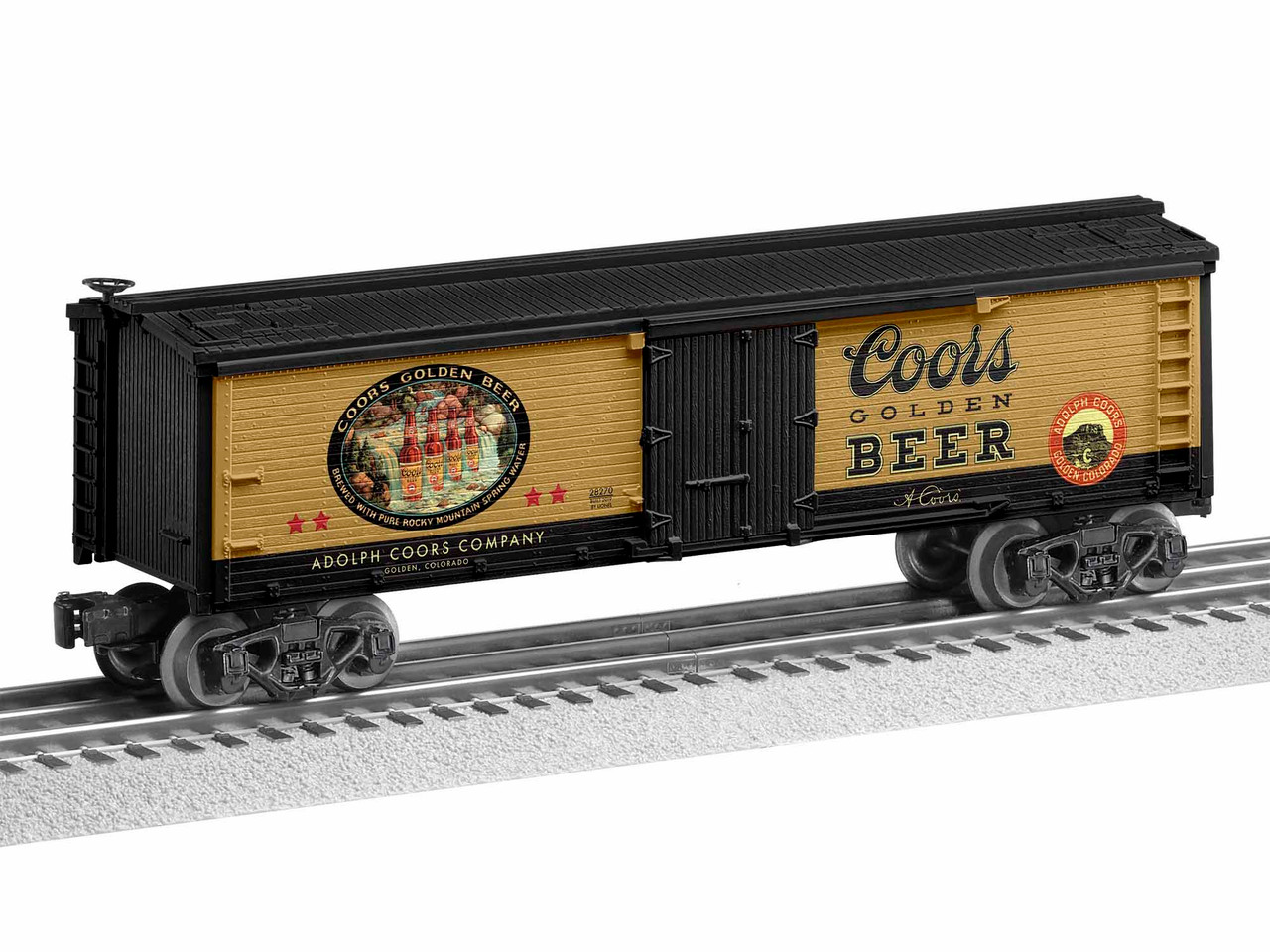 Lionel 1928270 O Gauge Coors Beer Wood Reefer