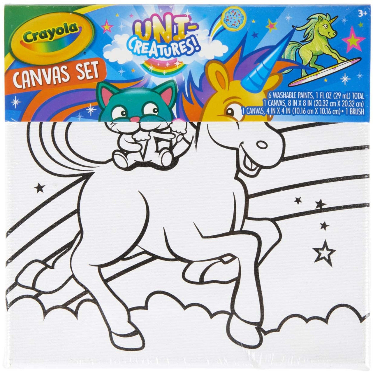 Crayola 54-1067 T-Rex Paint and Canvas Set