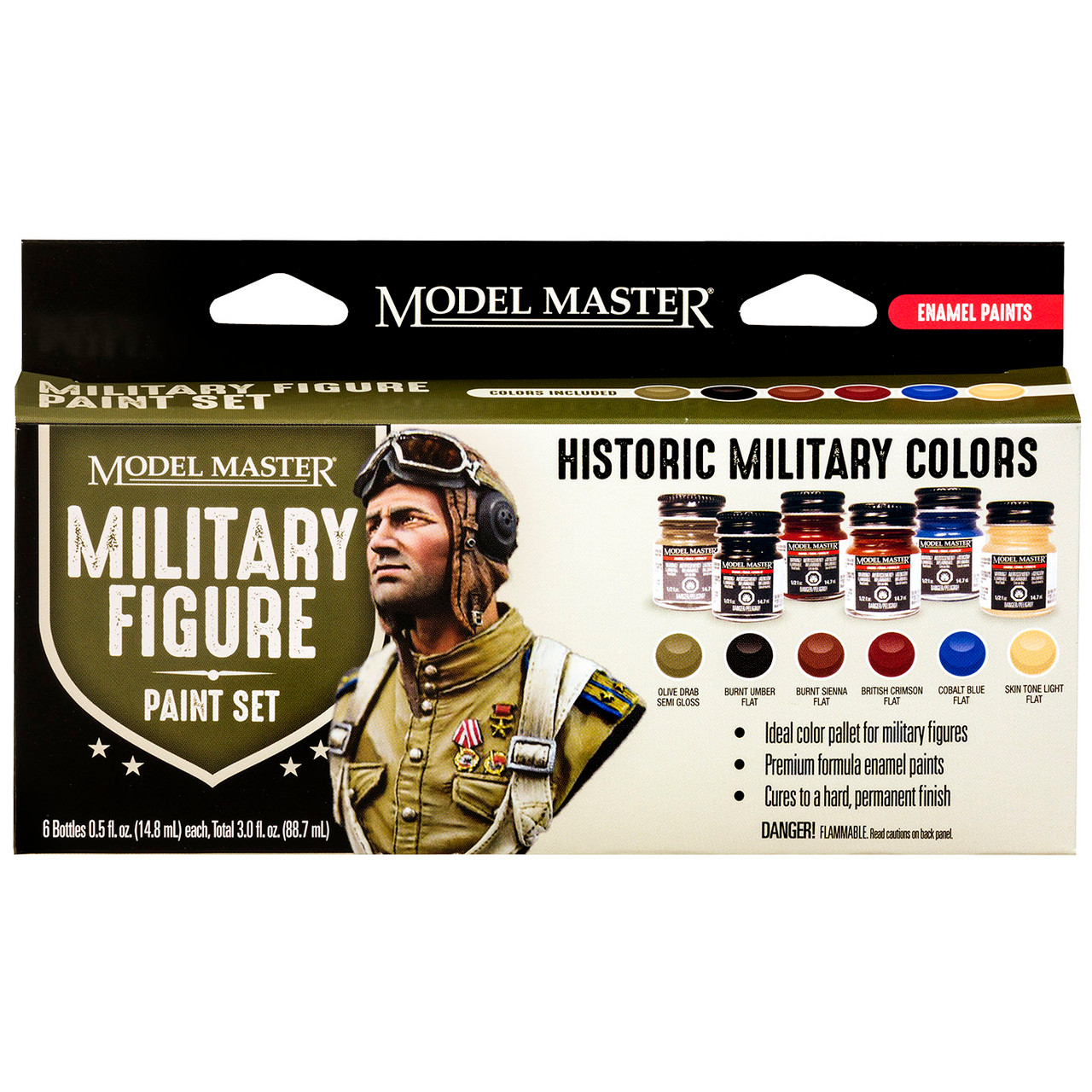 Testors 342302 Model Master Acrylic Paint Sets - Military Figure