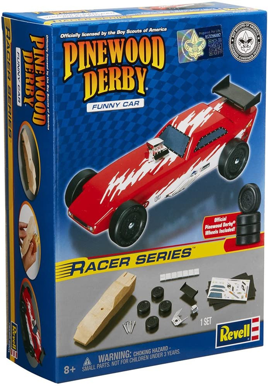 FAST Highly Tuned, Race Ready Pinewood Derby Car From Official BSA Boy  Scout / Cub Scout Derby Kit, Legal in ALL Races 
