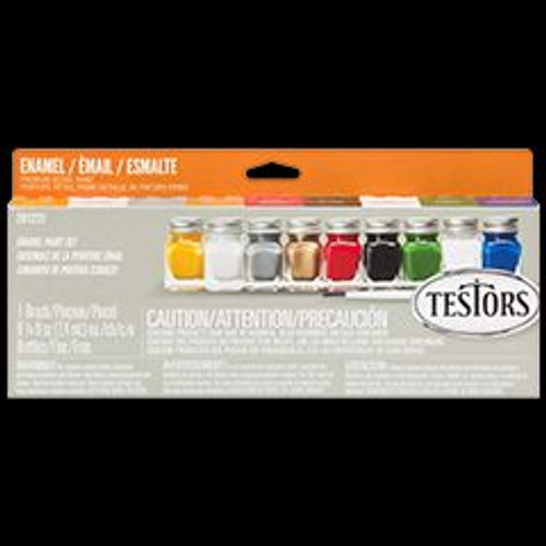 Testors 9119 Model Car Paint Kit (6 Colors)