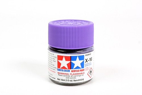 Tamiya 81516 Mini Acrylic X-16 Purple - 10ml